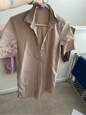 J. McLaughlin Tan Dress